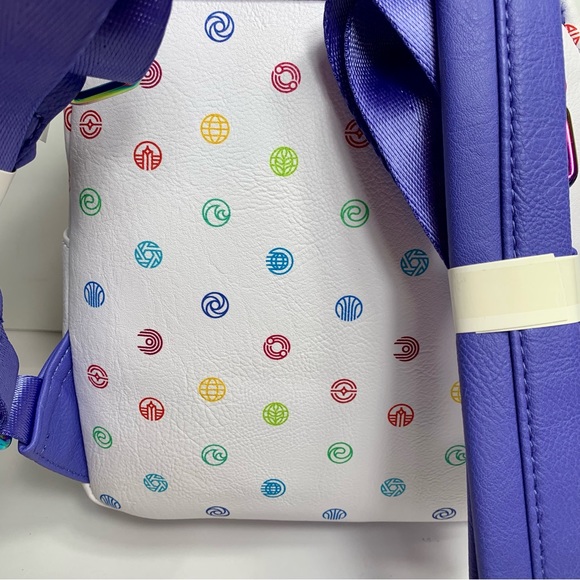 NWT. Loungefly Disney Epcot 40th Anniversary Mini Backpack Disney Parks. - Picture 6 of 15